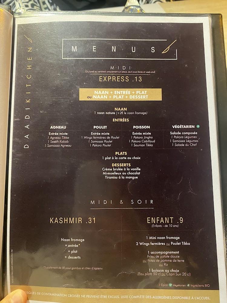 Daadi Kitchen - Menu Image 1