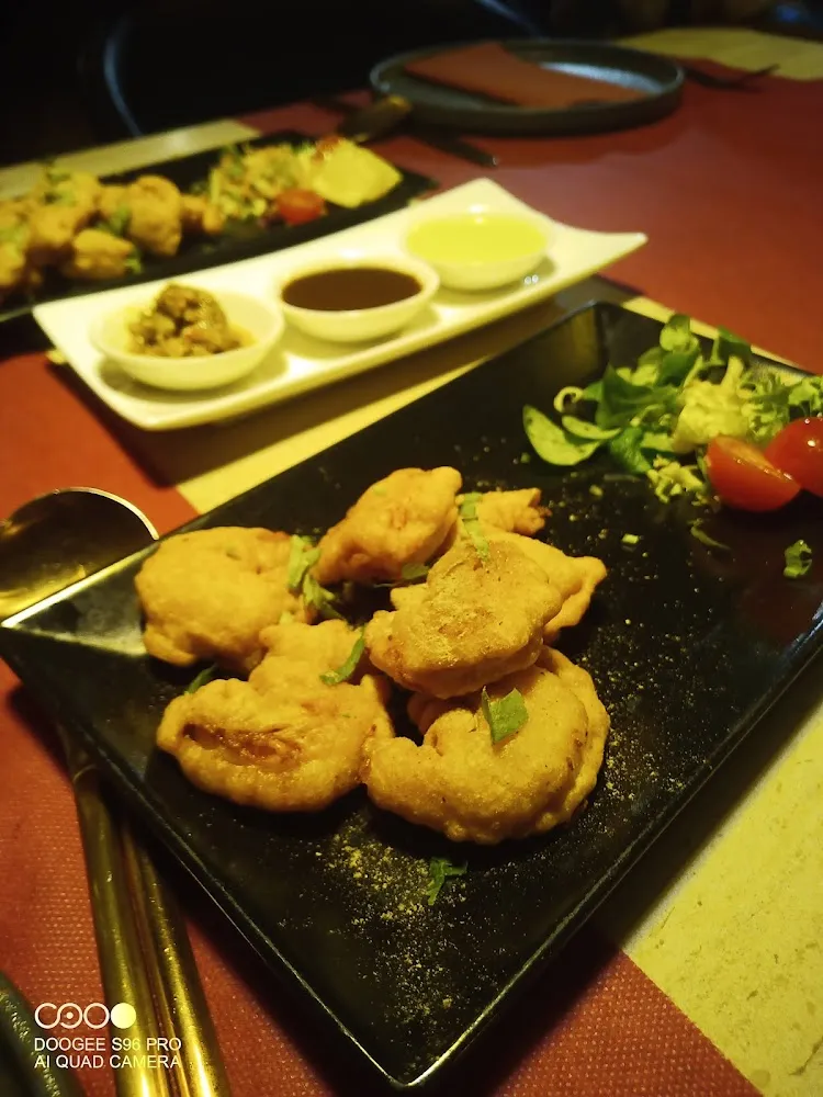 Pakoras Crevettes Roses